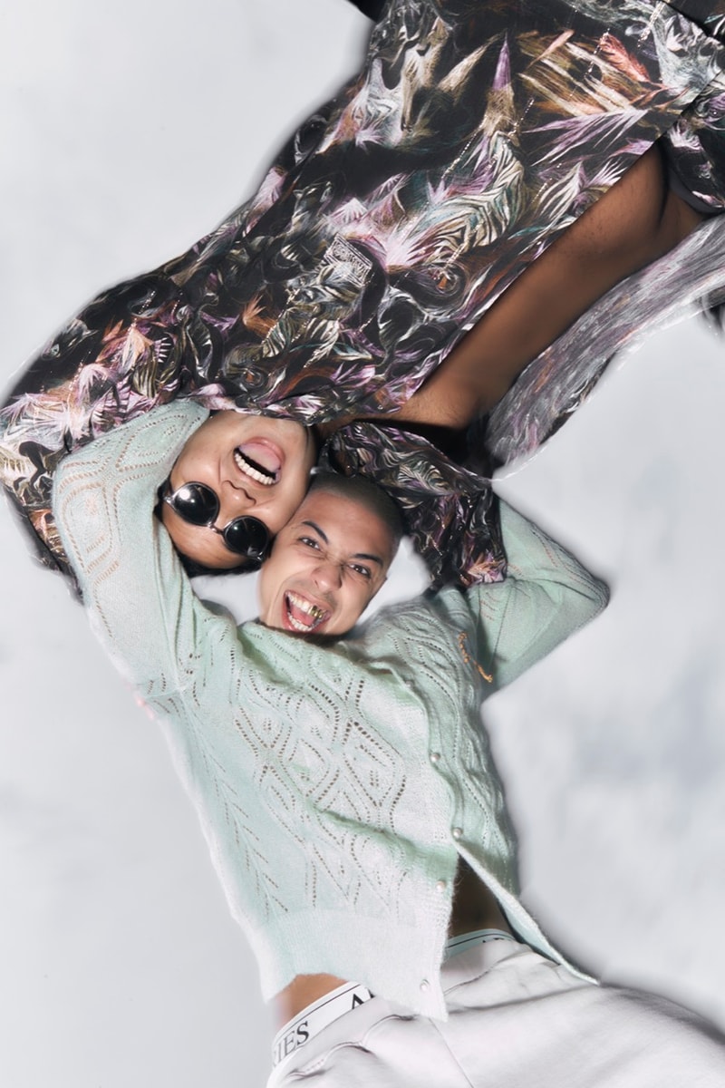 aries campaign spring summer models paparazzi cameras blurry 