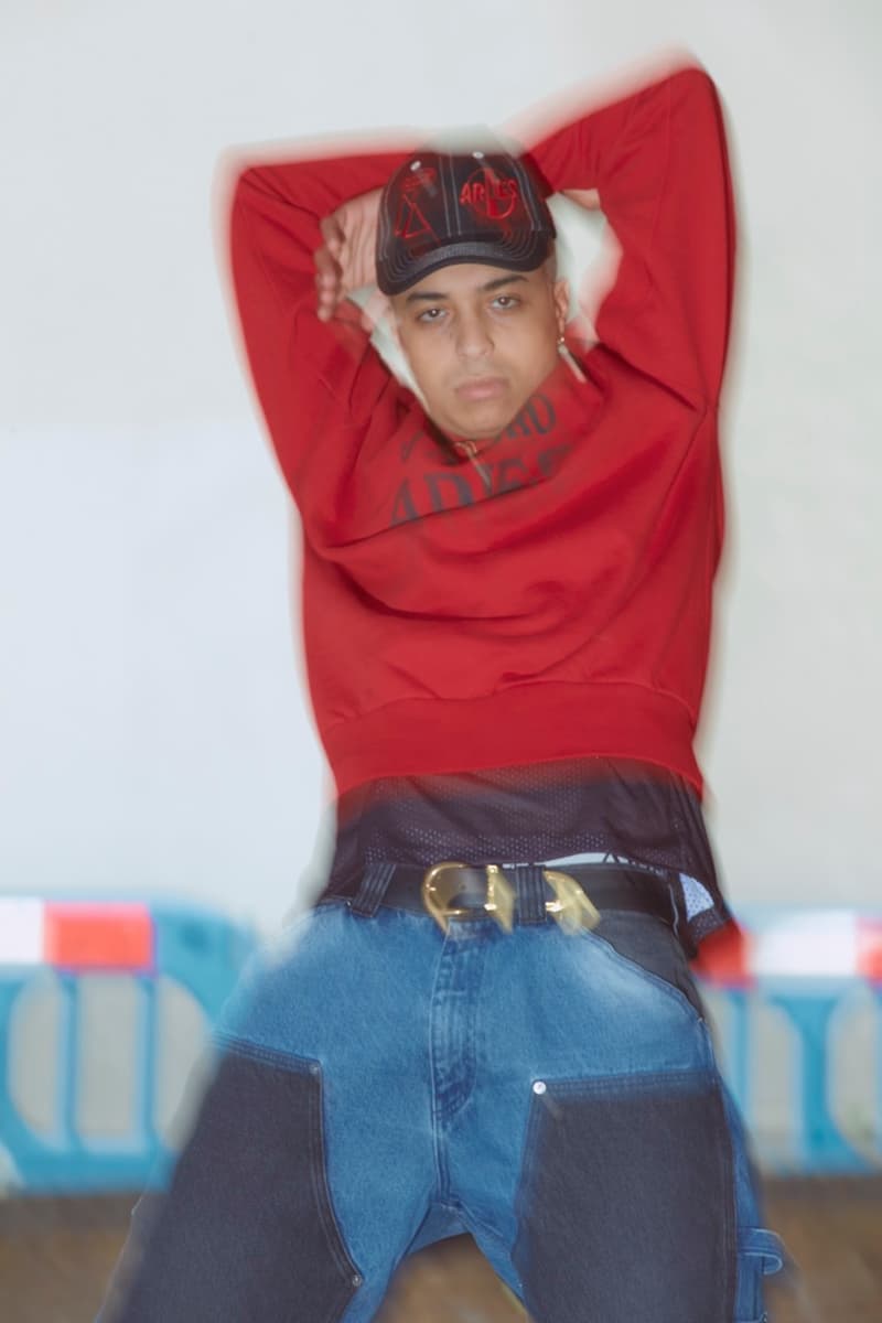 aries campaign spring summer models paparazzi cameras blurry 