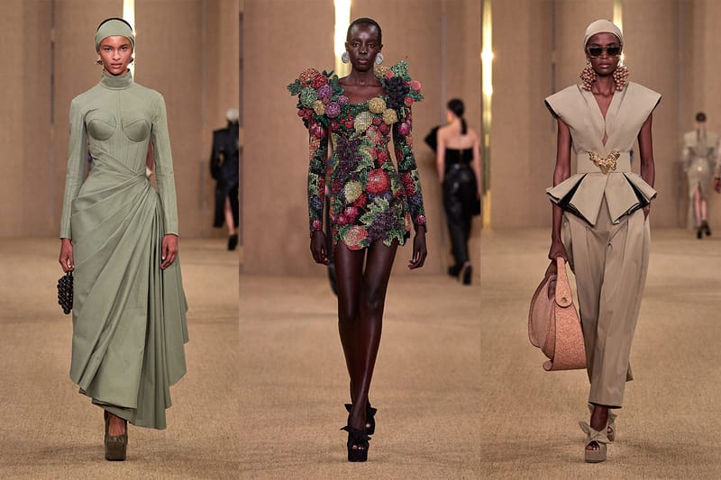 Balmain FW24 Celebrates Bordeaux's Bounty