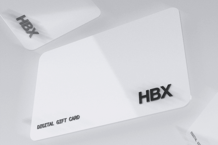 HBX Launches New Digital Gift Card