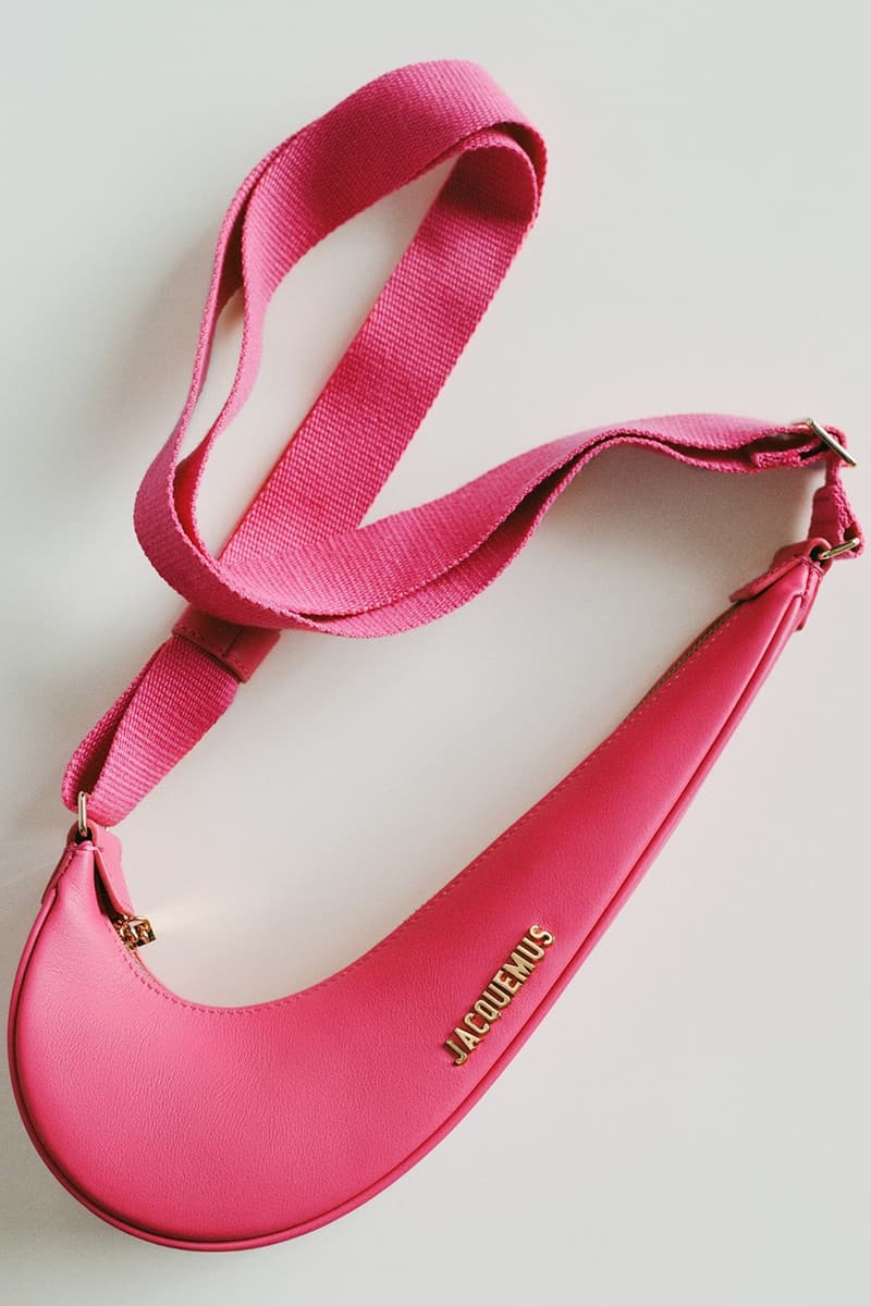 nike jacquemus black swoosh leather bag gold 