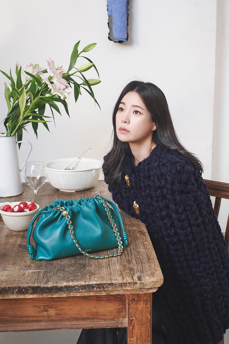 jiyeon lim korean actor loewe campaign spring summer bags clothes