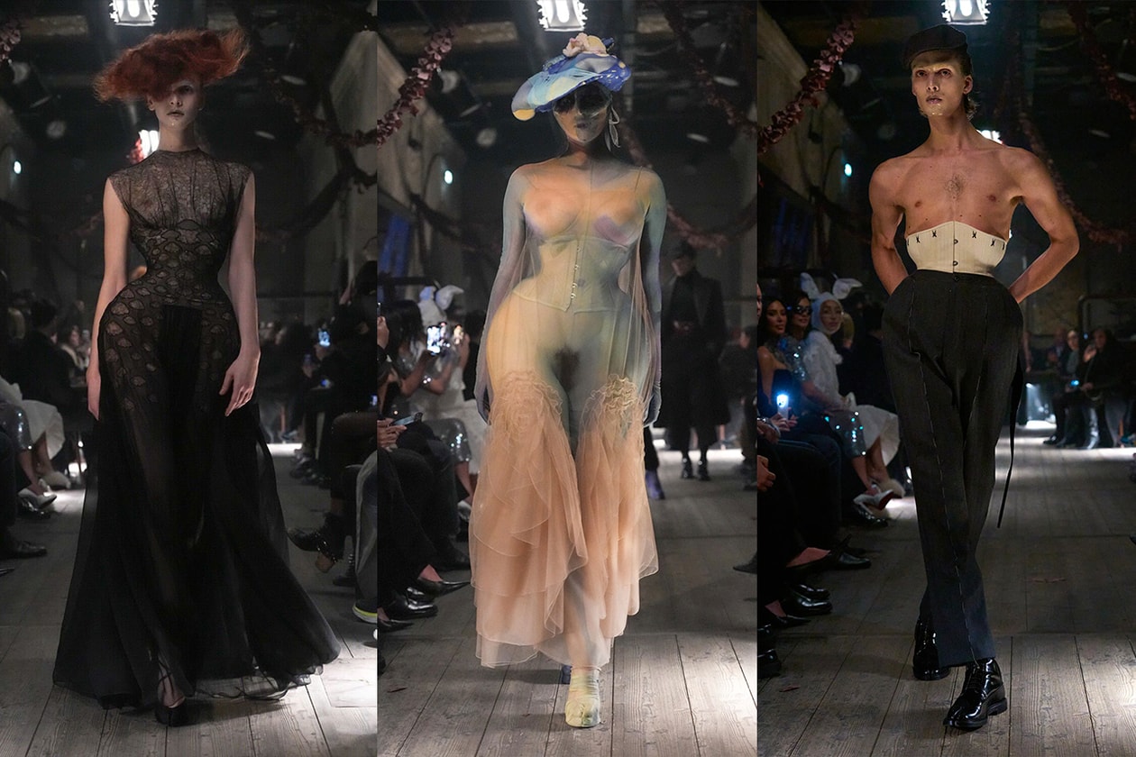 fashion trends braless nipple jean Paul gaultier Maison Margiela area David koma dsquared2