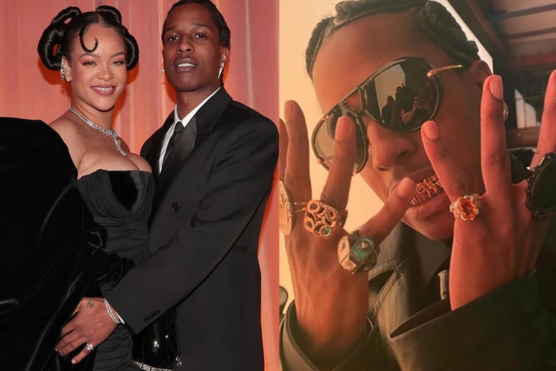 A$AP Rocky’s Best Rihanna-Coded Jewelry