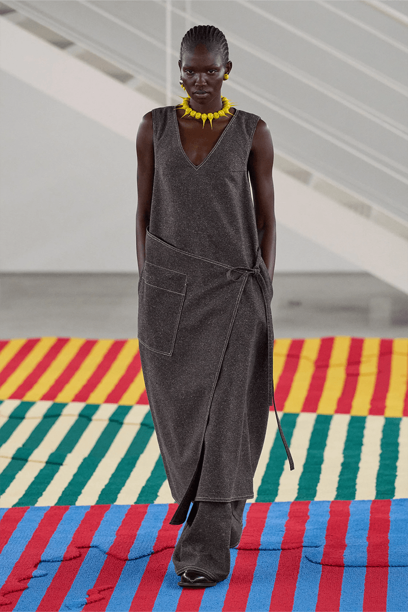 SUNNEI, milan, fashion week, FW24, runway, paddles, models, camper 