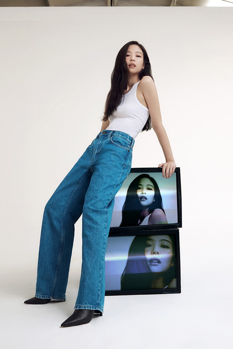 blackpink jennie calvin klein campaign denim jeans mert alas
