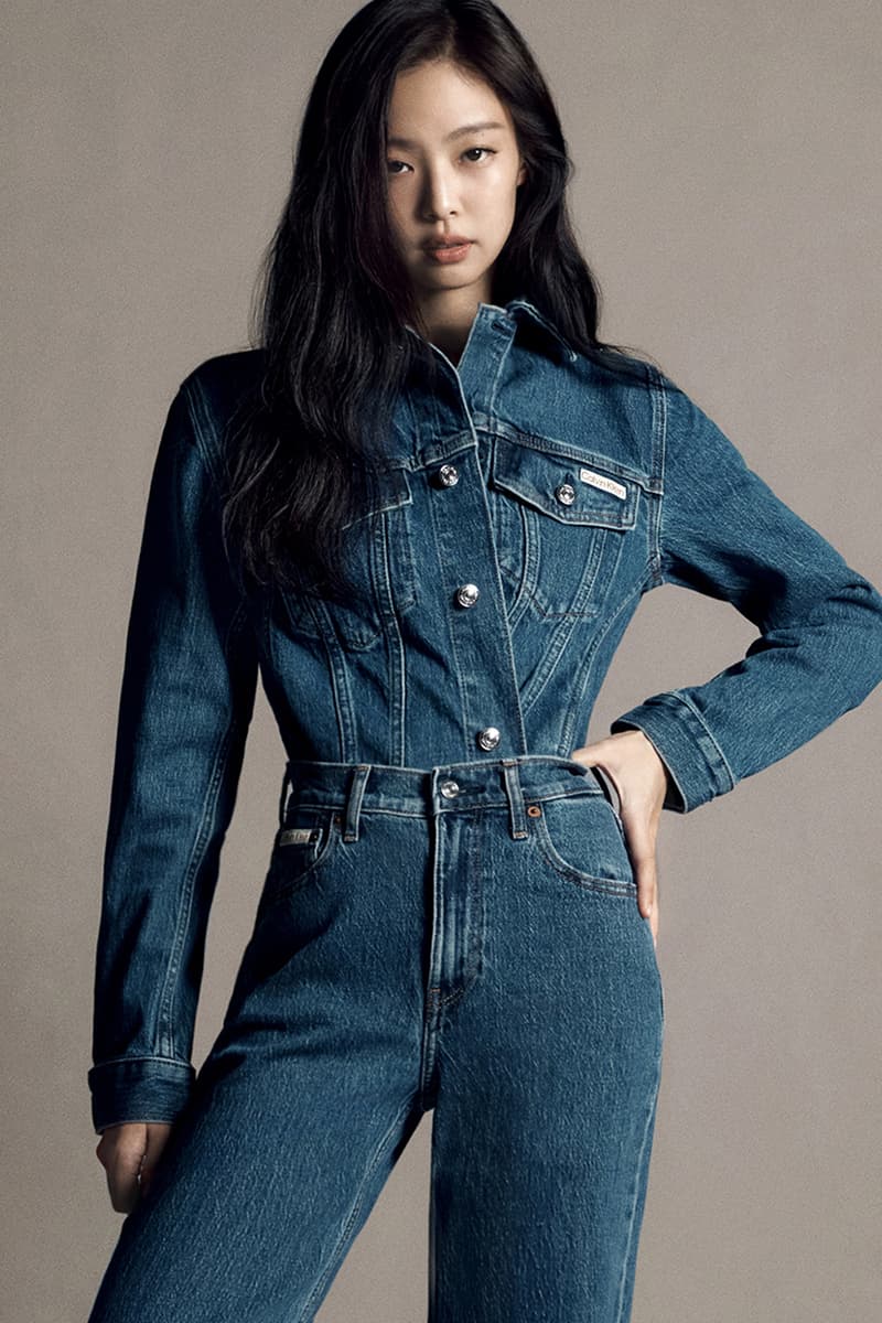 blackpink jennie calvin klein campaign denim jeans mert alas