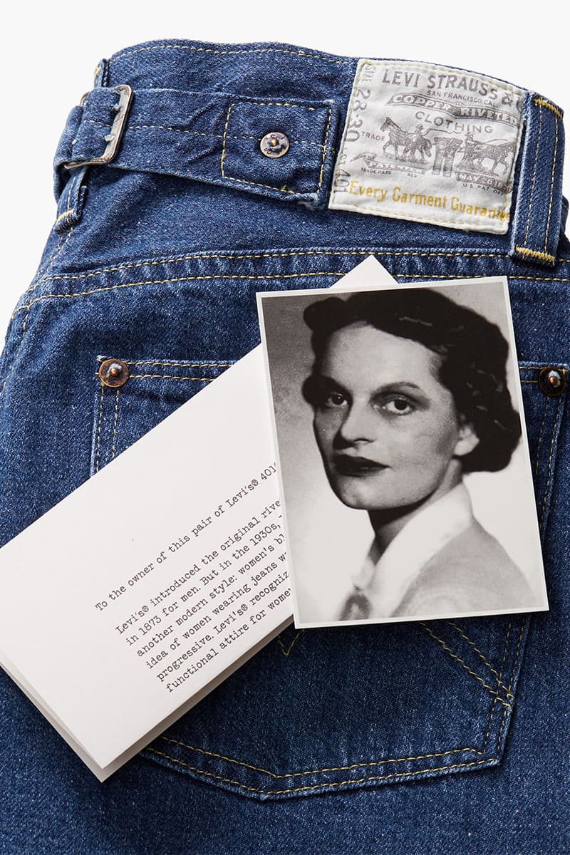 Levi's, Levi's Vintage Clothing, Viola Jeans, Lot 401 Jeans, First Blue Women's Jeans, Viola Longacre