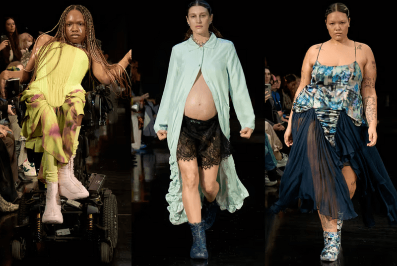 fashion week runway plus size curve models london paris new york sinead o dwyer ester manas 