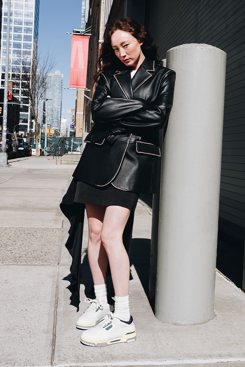 axel arigato onyx sneaker shoe trainer Havanna Rose Liu new york