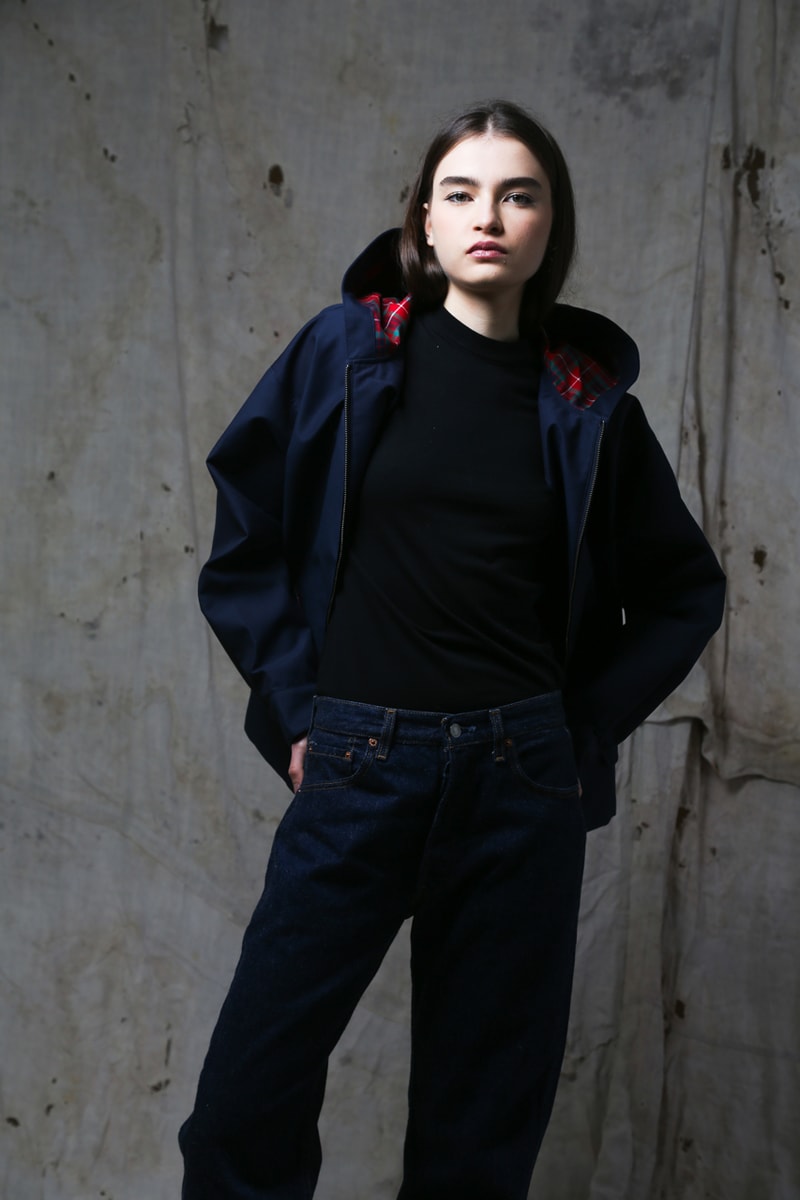 baracuta lady fall winter 2024 collection outerwear harrington g9 g4 leather jackets wool coat knitwear british uniform 85 womenswear 40 piece