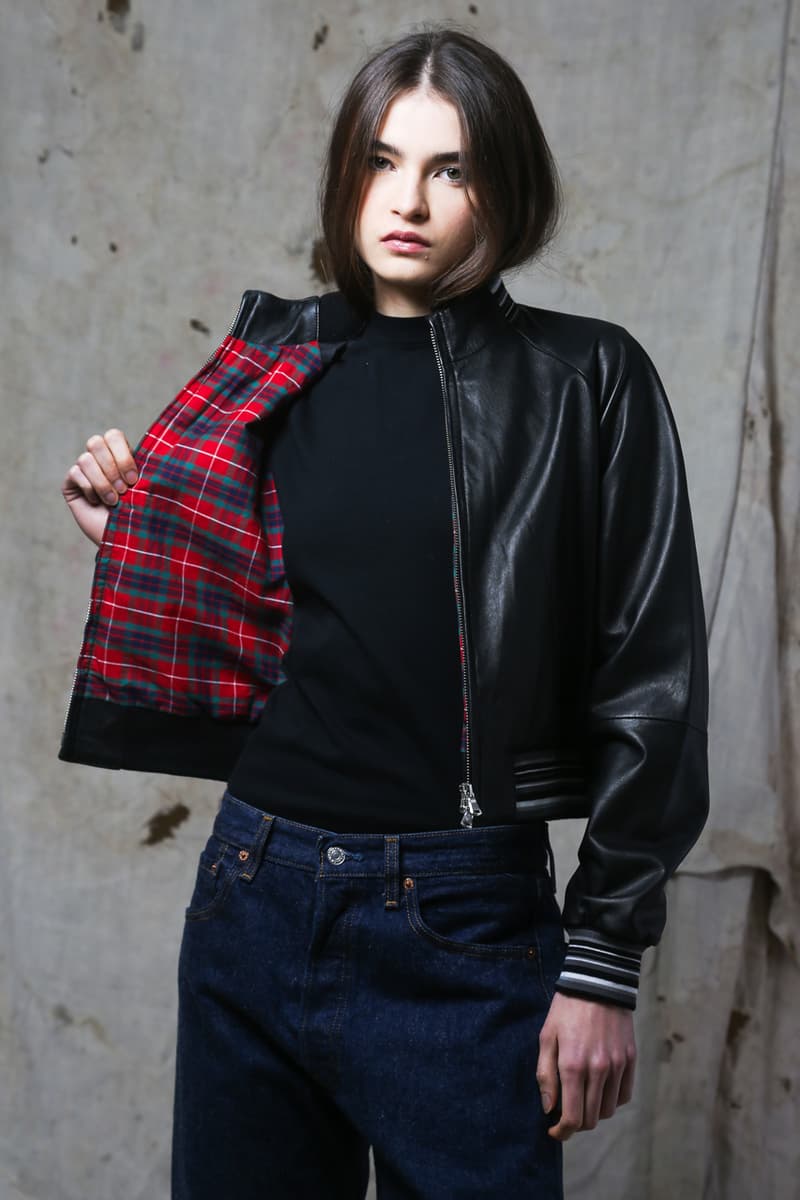 baracuta lady fall winter 2024 collection outerwear harrington g9 g4 leather jackets wool coat knitwear british uniform 85 womenswear 40 piece