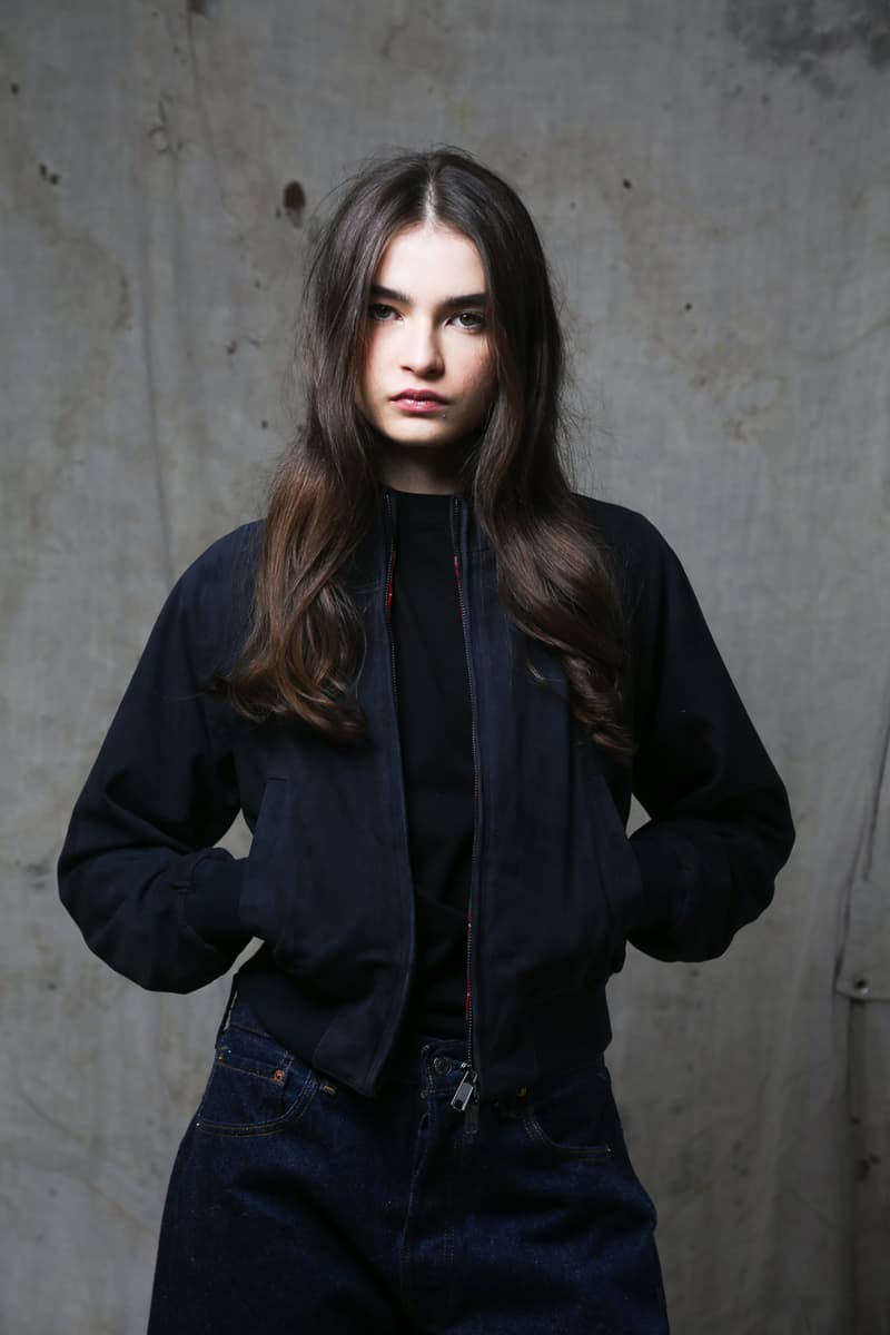 baracuta lady fall winter 2024 collection outerwear harrington g9 g4 leather jackets wool coat knitwear british uniform 85 womenswear 40 piece