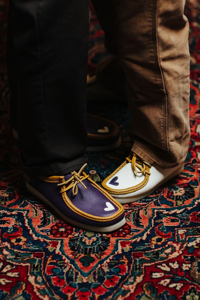 clarks originals claima bimma williams bj frogozo collaboration wallabee shoes footwear where to buy release info