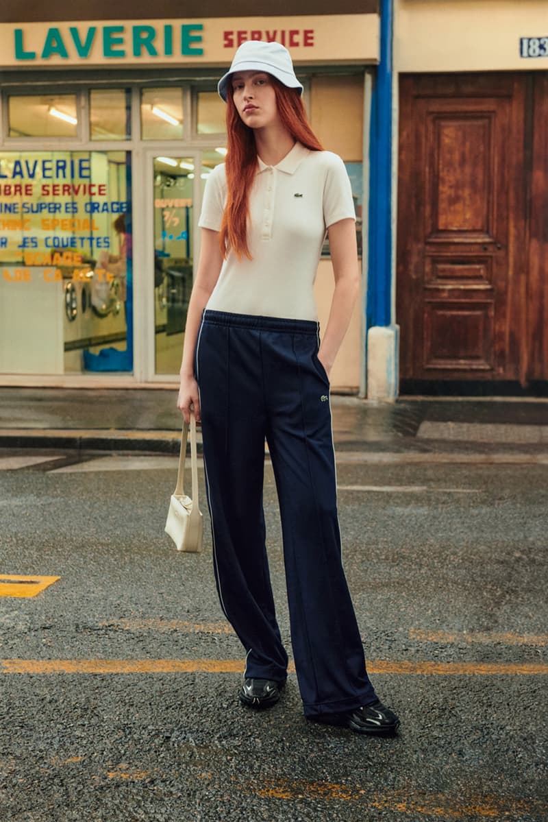 lacoste french fashion sport collection where to buy polos tennis skirts trousers players tennis core old money quiet luxury joggers 