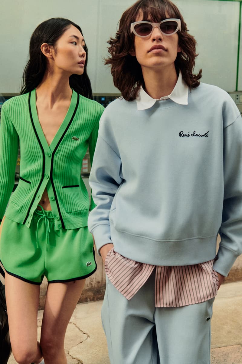 lacoste french fashion sport collection where to buy polos tennis skirts trousers players tennis core old money quiet luxury joggers 