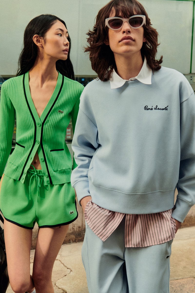 lacoste french fashion sport collection where to buy polos tennis skirts trousers players tennis core old money quiet luxury joggers 