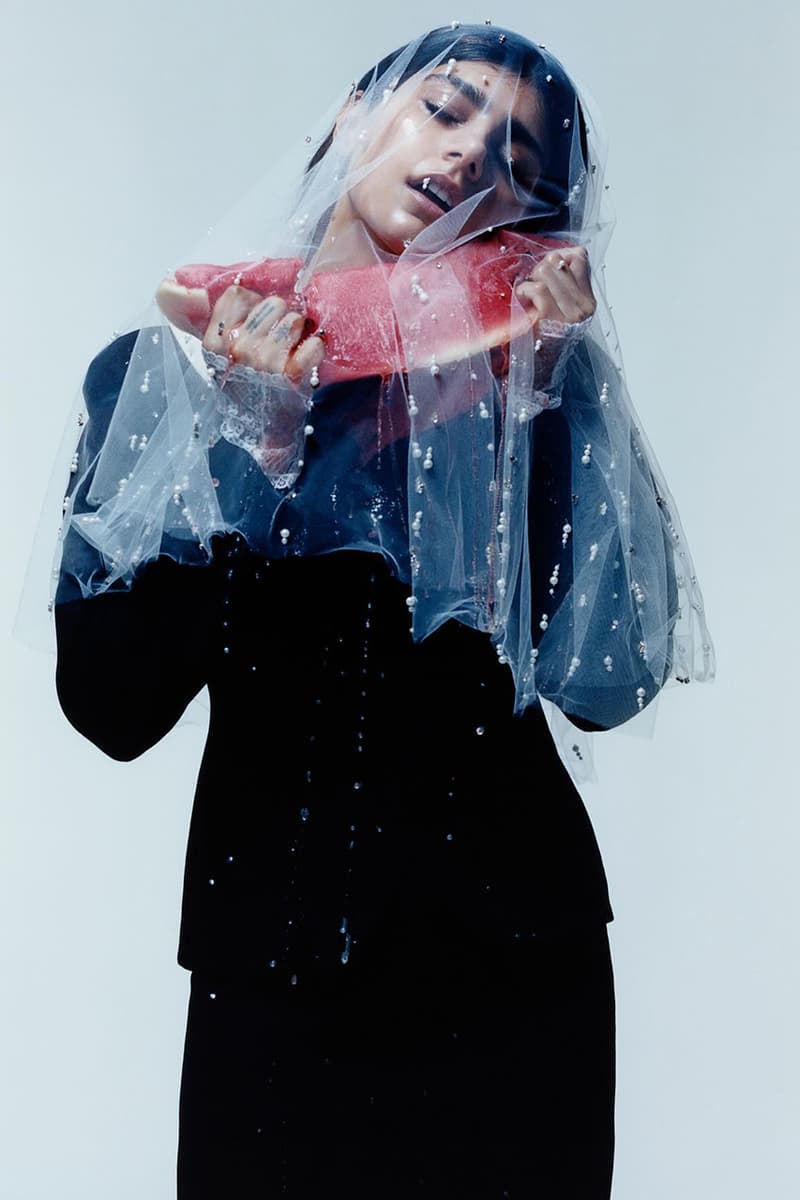 Mia khalifa aries tshirt watermelon palestine aid charity photography