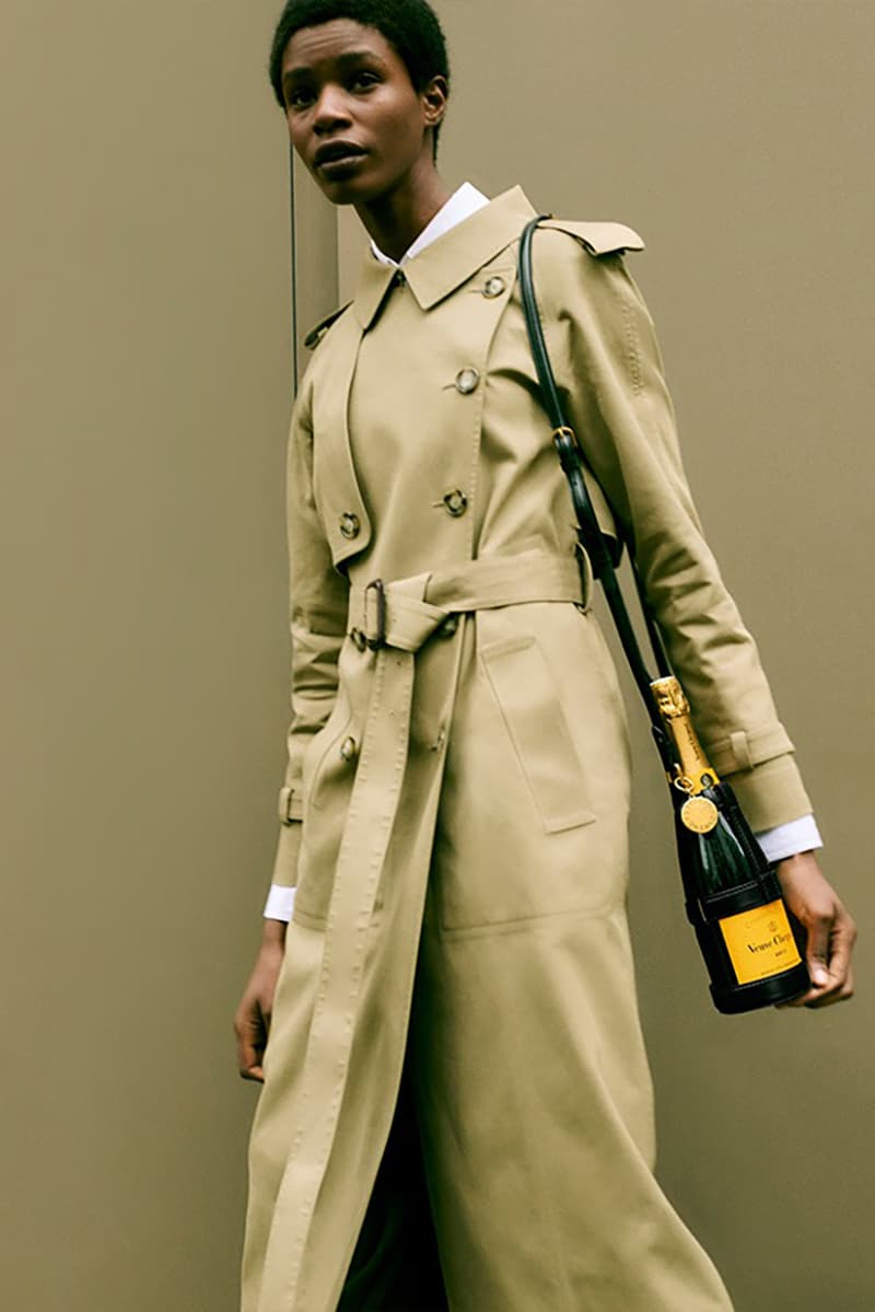 stella mccartney veuve clicquot vegan collaboration champagne bottle holder handbags sandals sustainable where to buy online