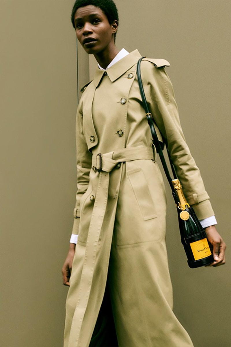 stella mccartney veuve clicquot vegan collaboration champagne bottle holder handbags sandals sustainable where to buy online
