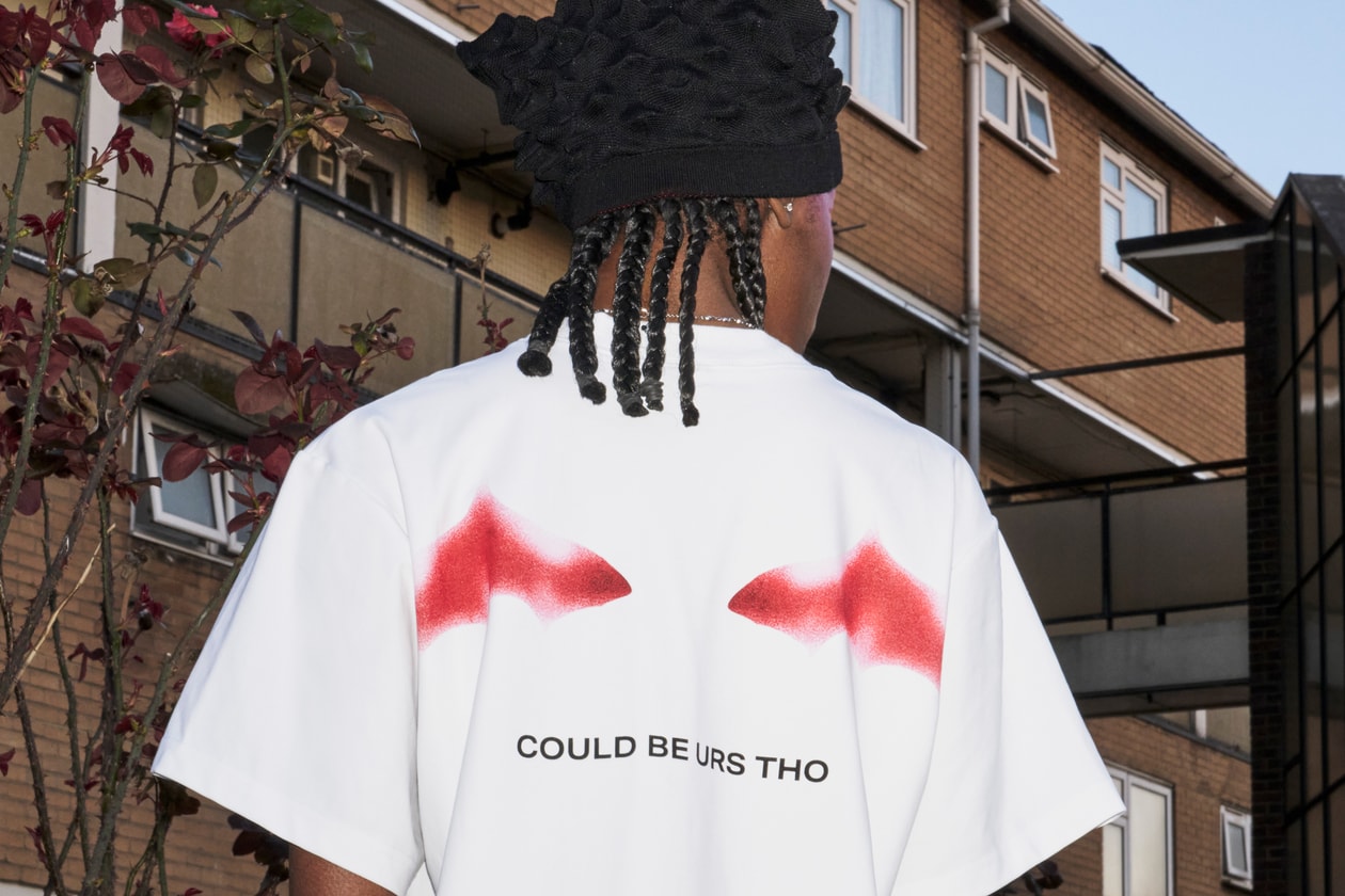 style residency tinder chet lo capsule collection east london barbican liverpool street layering styling lace beanie t-shirts i wear my heart on my sleeve don't cry, ur so hot kiss me 