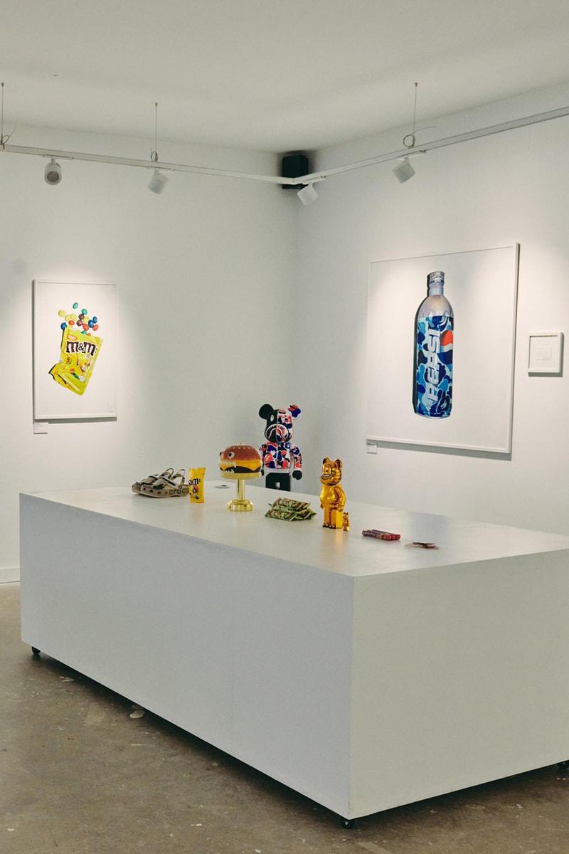 titi finlay artist art gallery camden open air hyper-realism things! objects grail sneaker culture graphics be@rbrick crocs BAPE pepsi London exhibitions