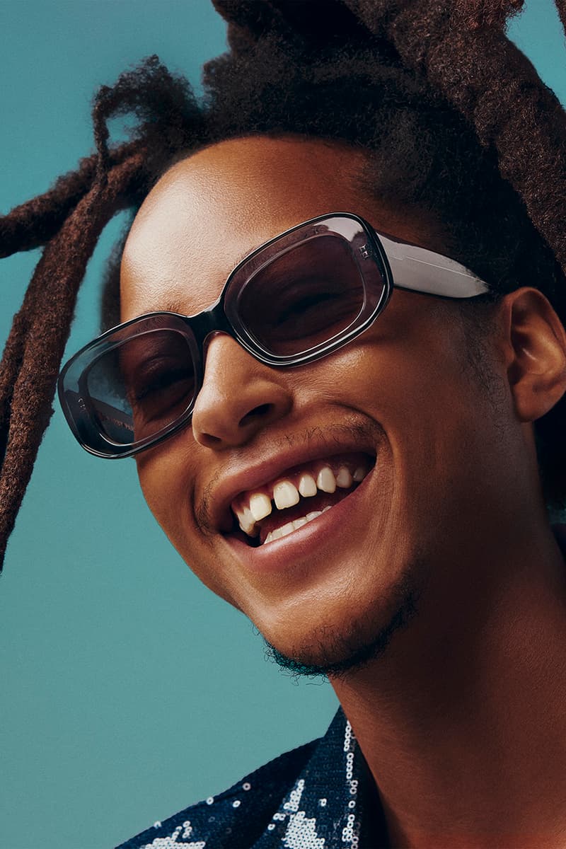 warby parker theophilo sunglasses shaunie collection collaboration eyewear black fashion fair where to buy release information