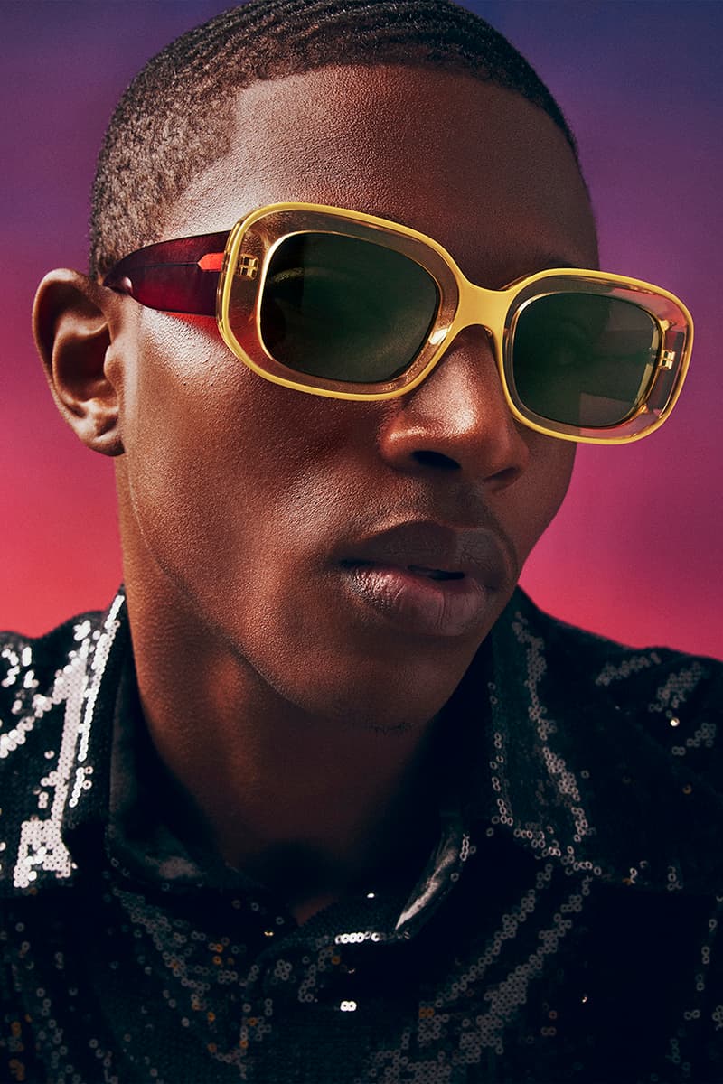 warby parker theophilo sunglasses shaunie collection collaboration eyewear black fashion fair where to buy release information