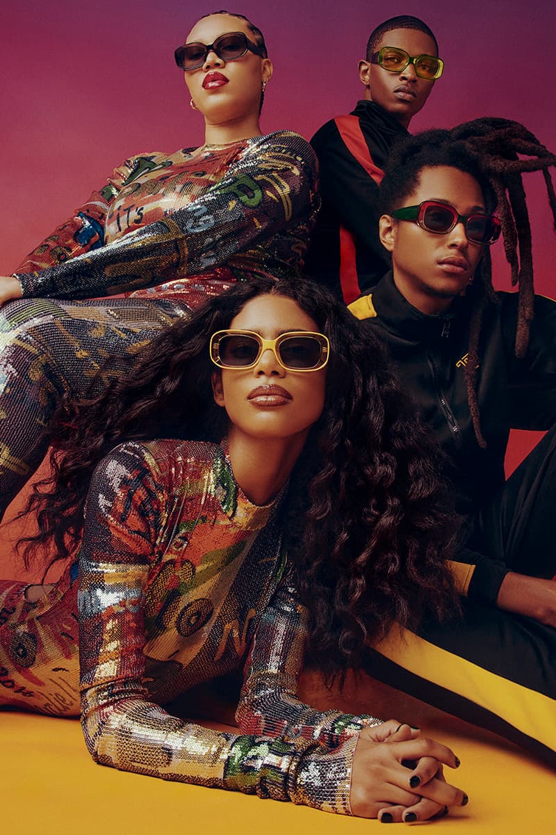 warby parker theophilo sunglasses shaunie collection collaboration eyewear black fashion fair where to buy release information