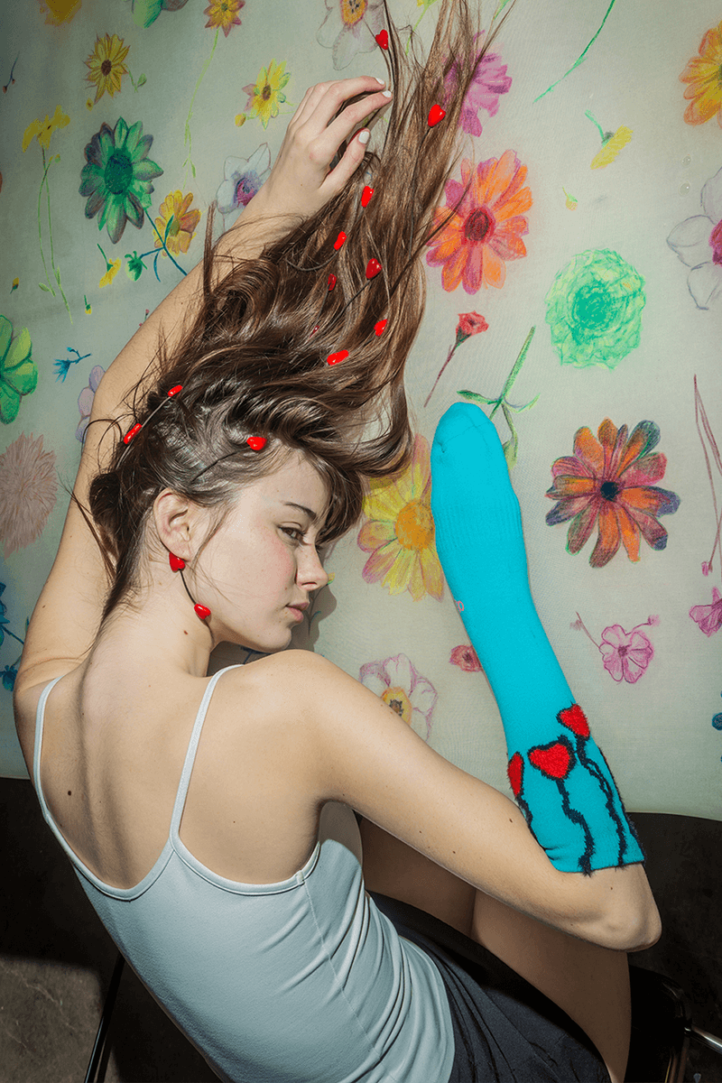 doublesoul gaetano pesce calzacuore collaboration collection socks accessories price info release where to buy architecture 20th century design