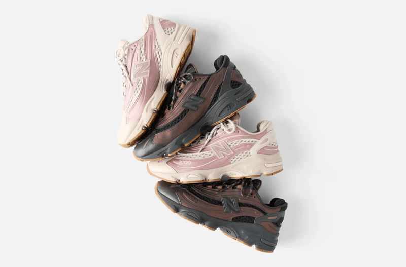 joe freshgoods new balance sneakers shoes pink silver 