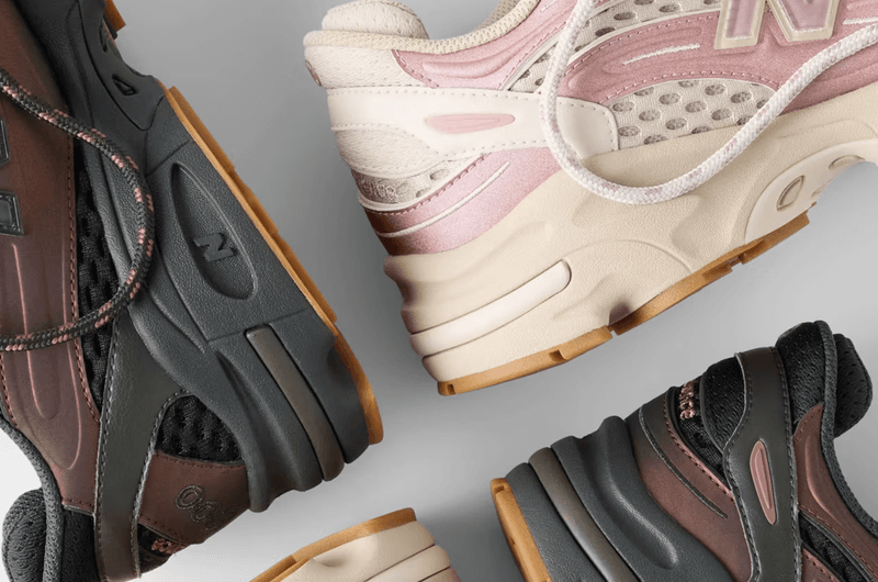 joe freshgoods new balance sneakers shoes pink silver 