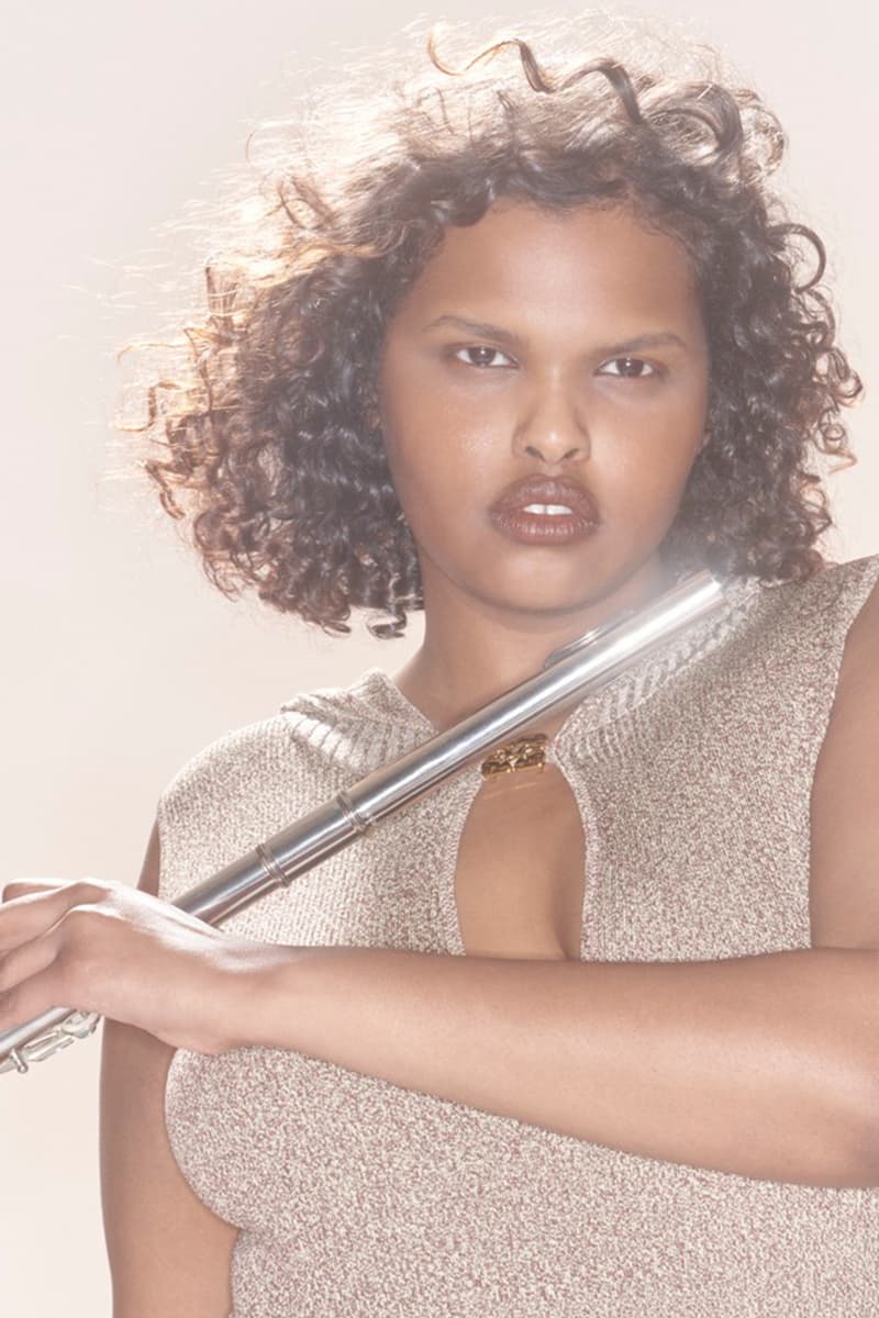 ganni paloma elsesser plus size curve model dress