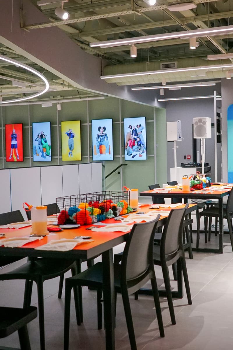 sneaker sisterhood converse offspring anniversary party workshop de luxe kats corner creative customization tufting keychains dj saint Ludo kings cross