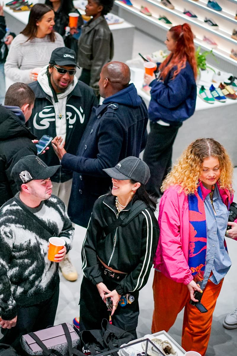 sneaker sisterhood converse offspring anniversary party workshop de luxe kats corner creative customization tufting keychains dj saint Ludo kings cross