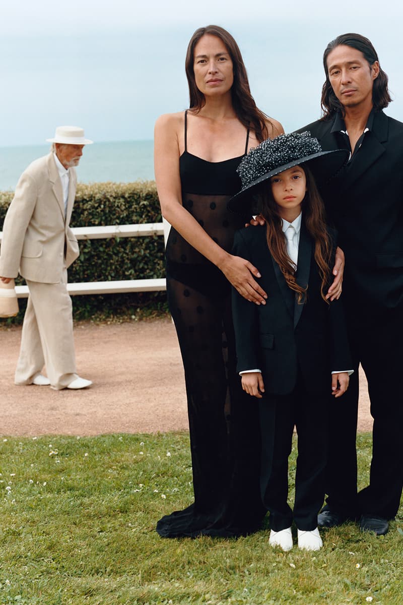 jacquemus beach wedding couple girls red dresses women bridal white