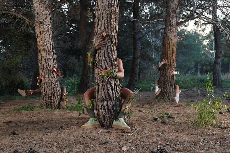 rihanna puma red carpet london event shoes creepers beige white green brown