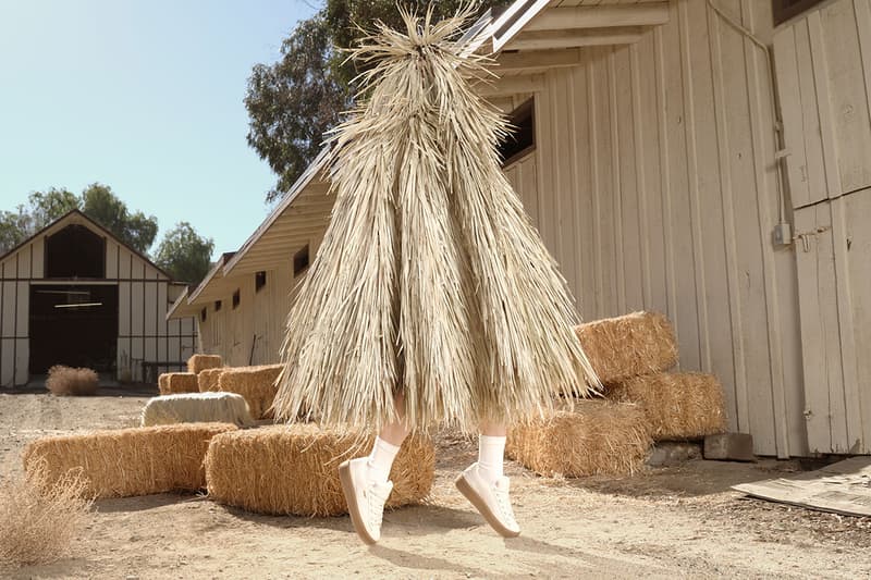 rihanna puma red carpet london event shoes creepers beige white green brown