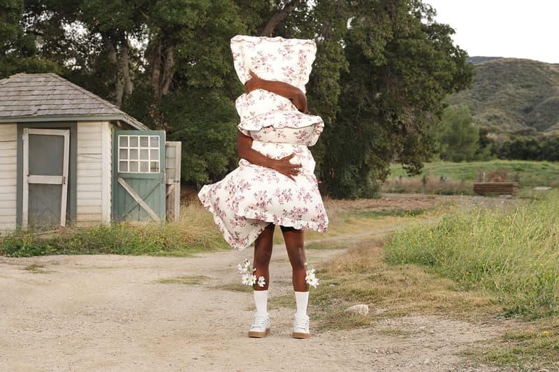 rihanna puma red carpet london event shoes creepers beige white green brown