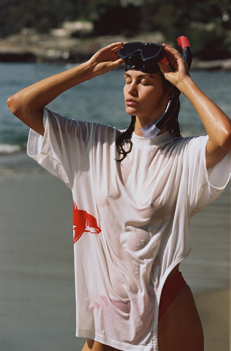 david koma swimwear bikinis red swimsuit women legs body sea boats ocean