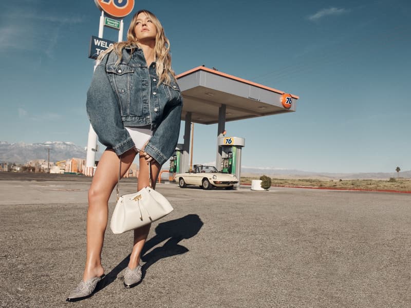 sydney sweeney jimmy choo los angeles bags heels legs woman 