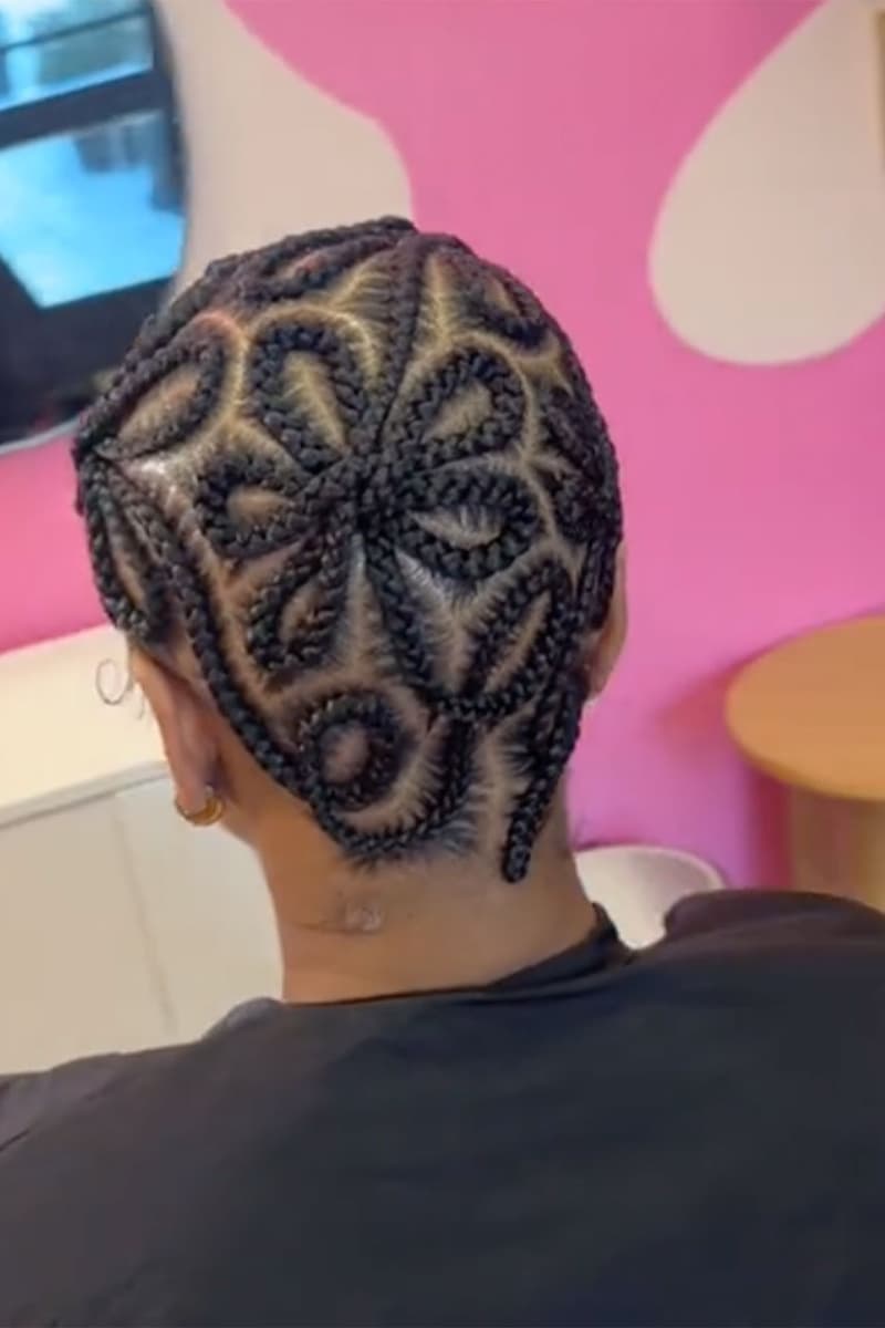 Braided Bald Head, Hairstyles, TikTok, Tookie Did It, Braids, Textured Hair 