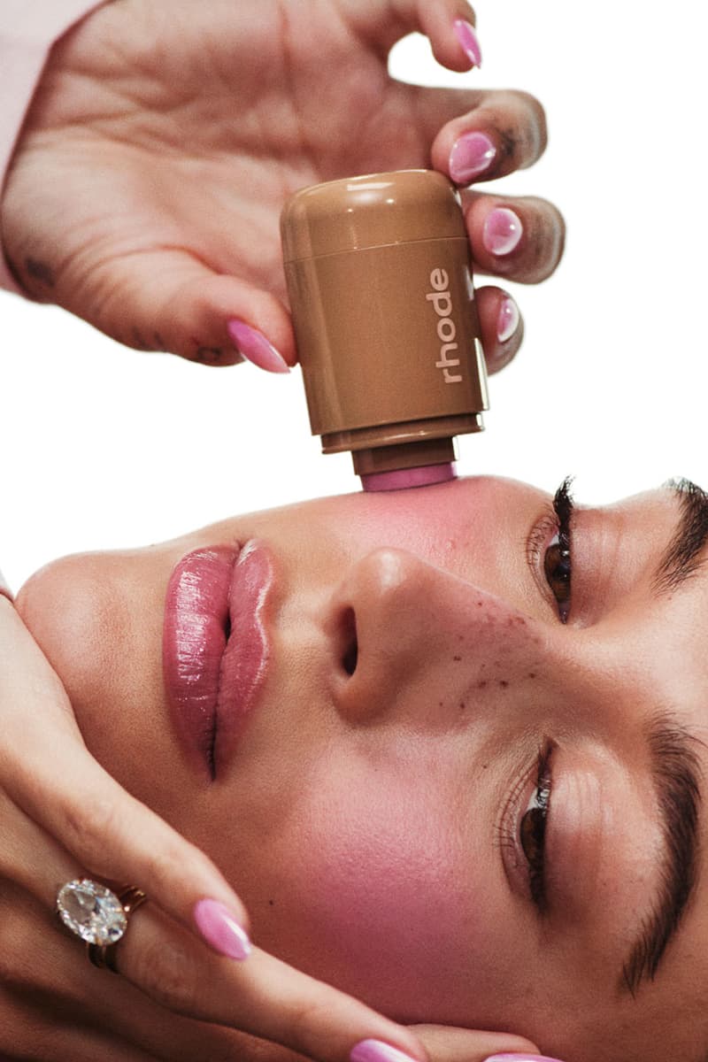 Beauty, Hailey Bieber, Rhode Skin, Rhode, Makeup, Skincare, blush, Justin Bieber 