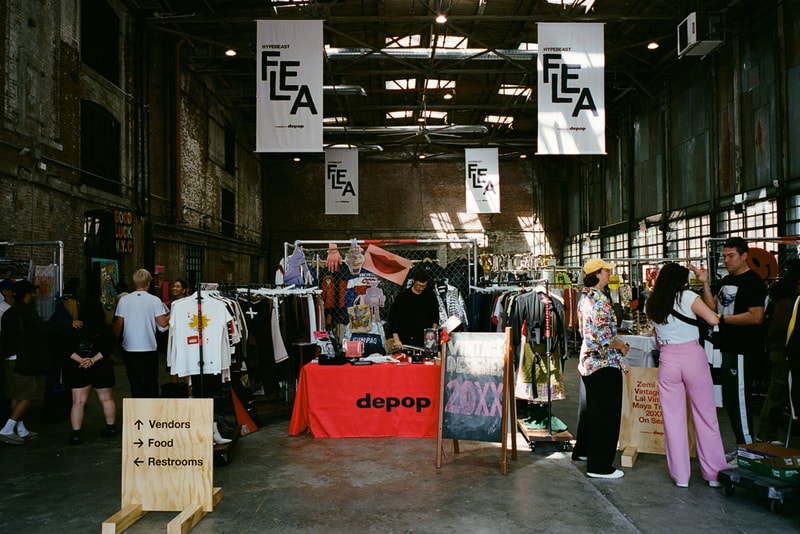 depop hypebeast flea new york city greenpoint terminal warehouse brooklyn events vendors secondhand fashion vintage circular 20xx maya traber lal vintage zemi star vintage vin onseam thrifting 2024 thrift 