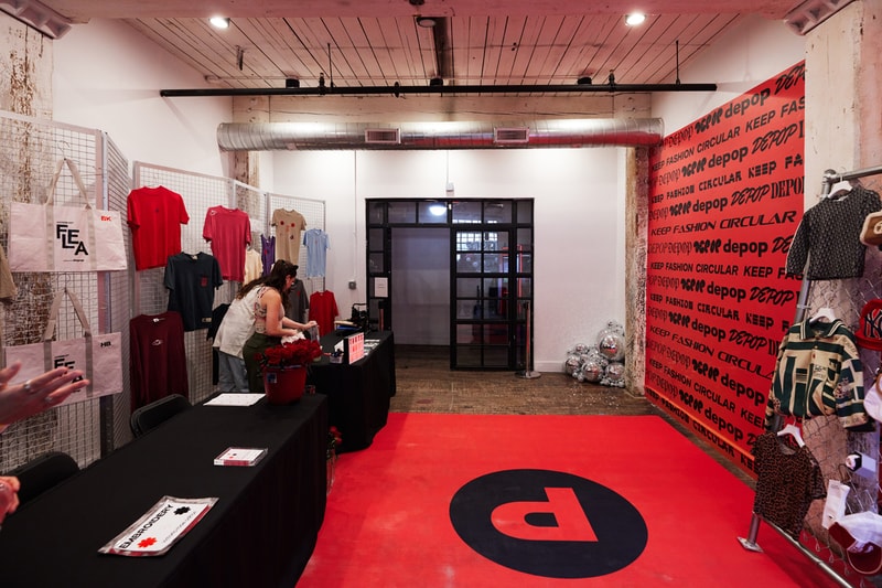 depop hypebeast flea new york city greenpoint terminal warehouse brooklyn events vendors secondhand fashion vintage circular 20xx maya traber lal vintage zemi star vintage vin onseam thrifting 2024 thrift 