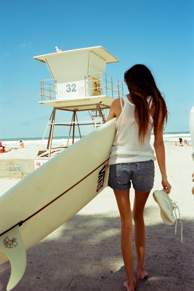 vans madeline miller surf team rider day in the life video waves san diego ocean beach surfer pro surfer