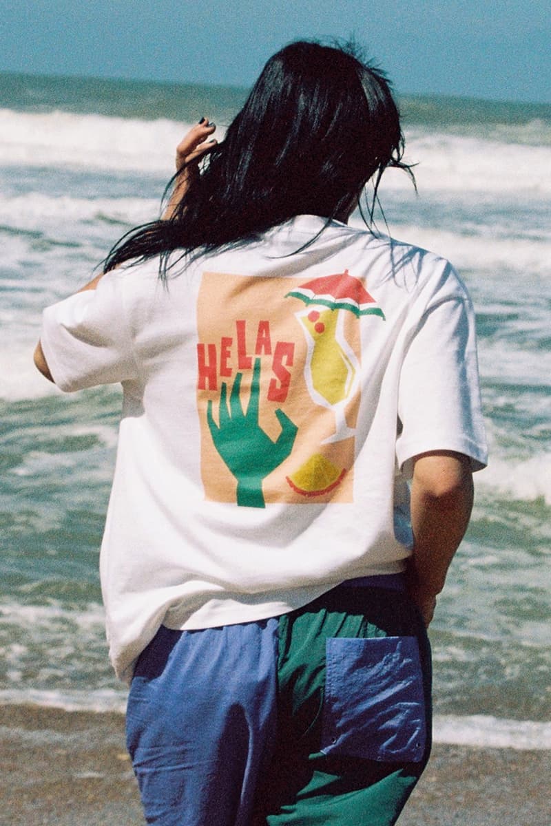 helas brand summer campaign girls boys golf surfing beach 