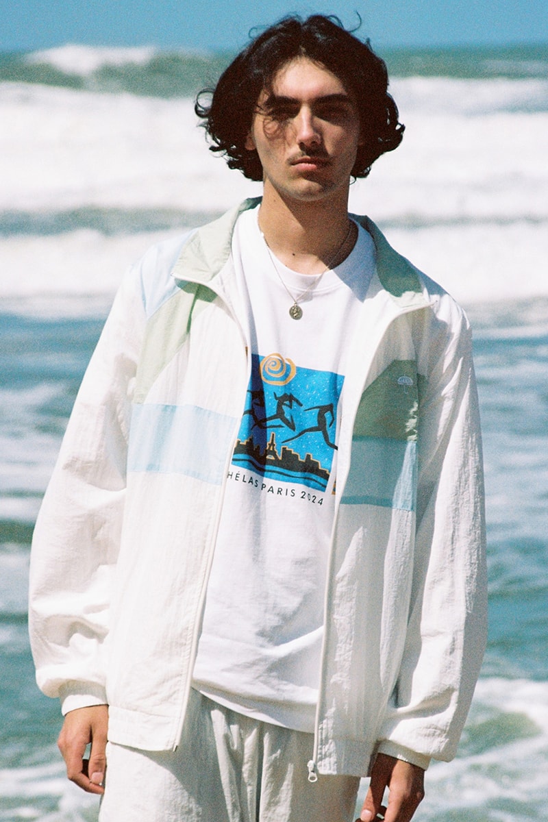 helas brand summer campaign girls boys golf surfing beach 