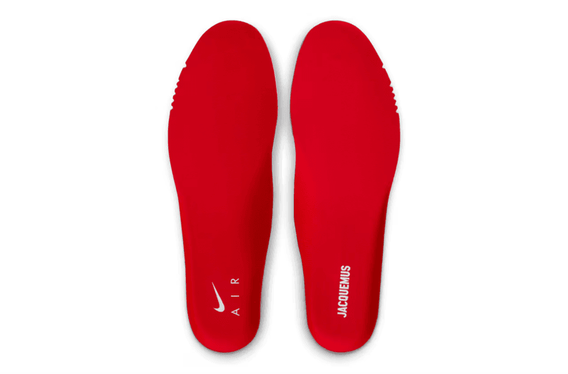 jacquemus nike air max shoes sneakers silver red white