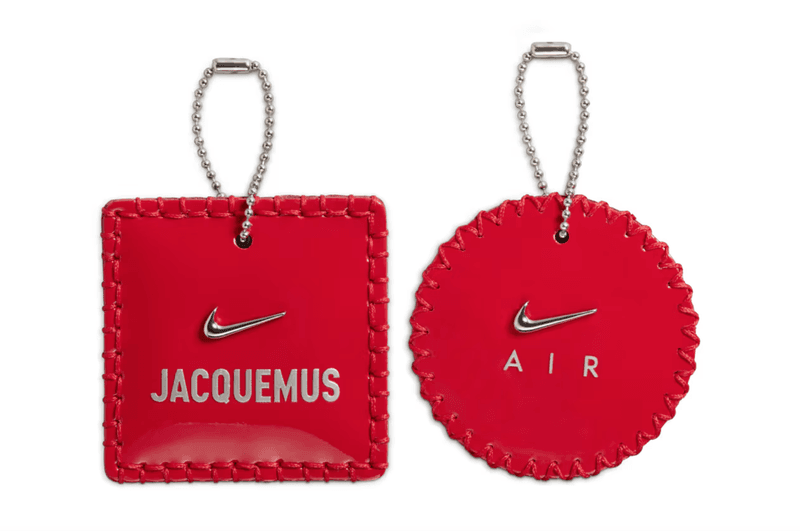jacquemus nike air max shoes sneakers silver red white